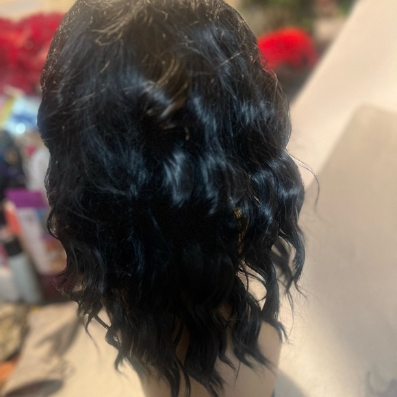 Fashion Wig Black Spiral Curl with Bangs - Picture 3 of 7